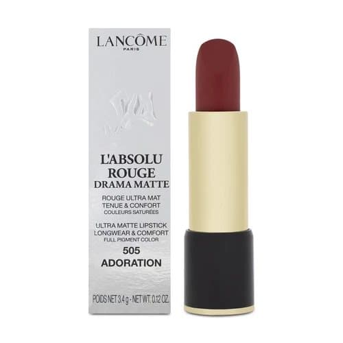 Lancome Red Lipstick L’Absolu Rouge Drama Matte 505 Adoration Matte Lip Stick