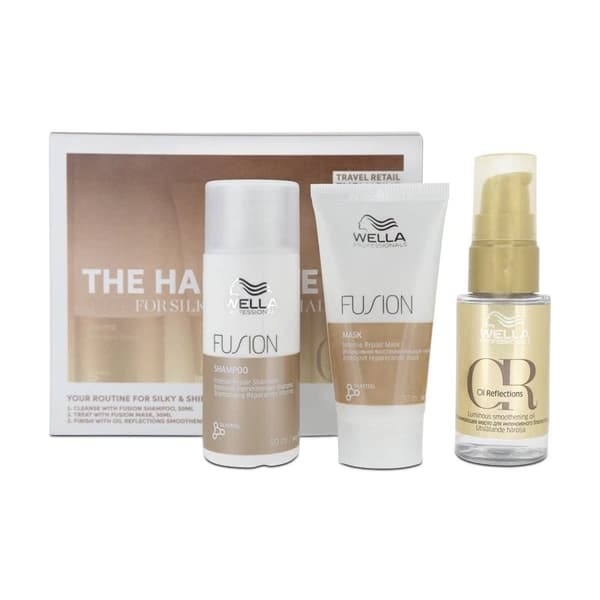 Wella The Hair Care Set For Silky & Shiny Hair Cleanse Treat Finish