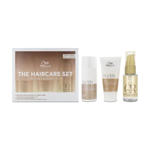 Wella The Hair Care Set For Silky & Shiny Hair Cleanse Treat Finish