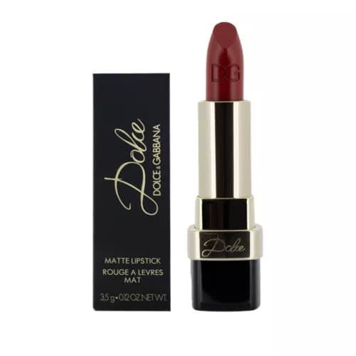 Dolce & Gabbana Red Lipstick 621 Dolce Flirt Rich Long Lasting Matte Lip Finish