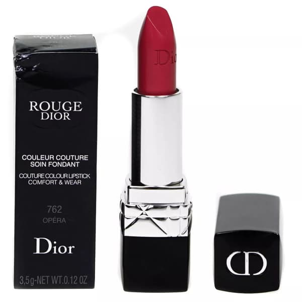 Dior Red Lipstick Rouge 762 Opera Couture Colour Comfort & Wear Lip Stick -