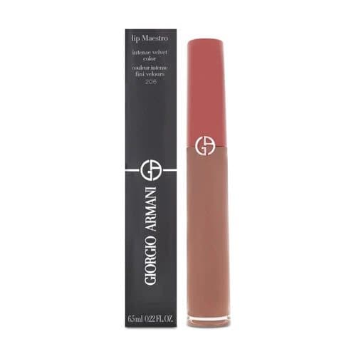 Giorgio Armani Red Lipstick Lip Maestro Intense Velvet Colour Cedar 206 6.5ml