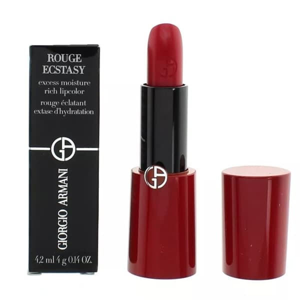 Giorgio Armani Red Moisturising Lipstick Rouge Ecstasy 503 Diva - Damaged Box