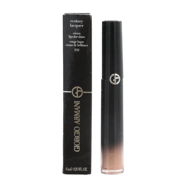 Giorgio Armani Nude Lipstick Ecstasy Lacquer Excess Lip Color 202 Night Nude