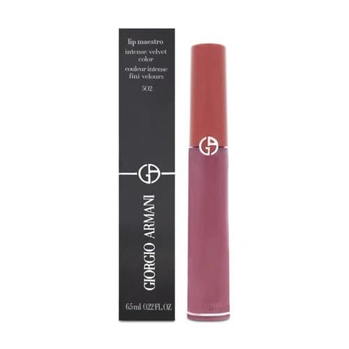 Giorgio Armani Pink Lipstick Liquid Lip Maestro Velvet 502 6.5ml -