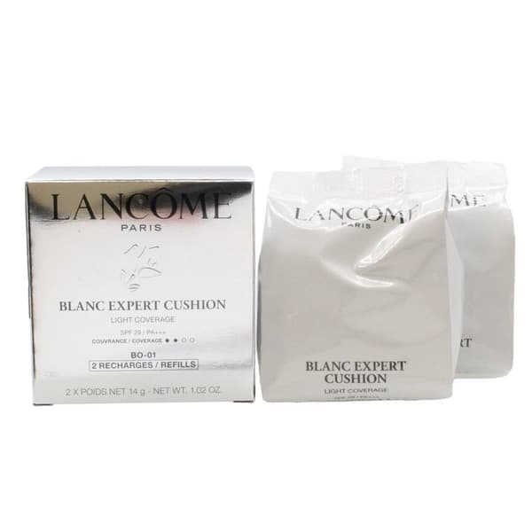 Lancome Light Foundation Refill Blanc Expert Cushion Foundation Refill BO-01 x 2