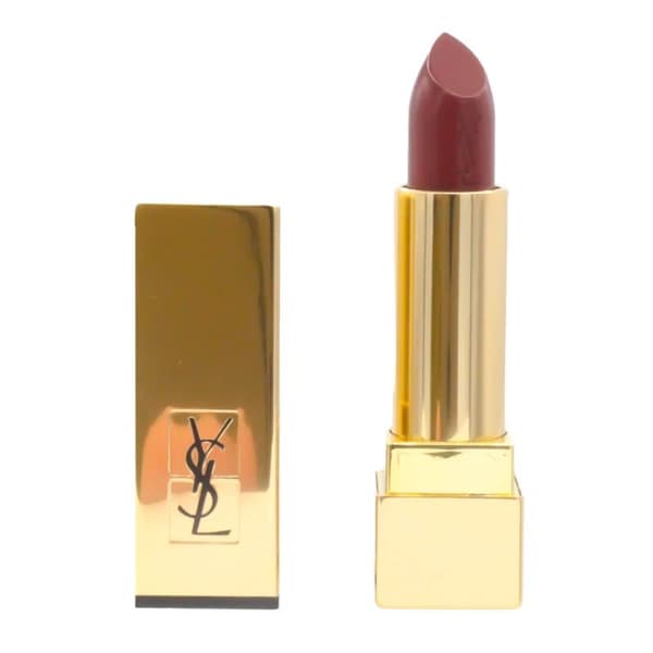 YSL Dark Red Lipstick Rouge Pur Couture Satiny Radiance 71 Black Red Lip Stick