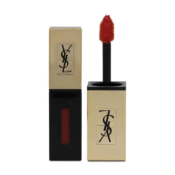 YSL Liquid Lipstick Lip Stain Rouge Pur Couture Glossy Lip 48 Orange Graffiti
