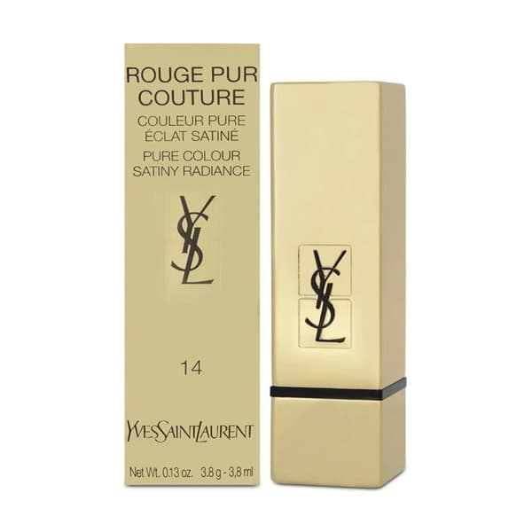 YSL Red Lipstick Rouge Pur Couture Radiance 14 Rouge Feu Yves Saint Laurent