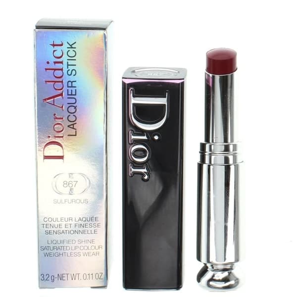 Dior Addict Pink Lipstick Lacquer Stick 867 Sulfurous 3.2g Brand