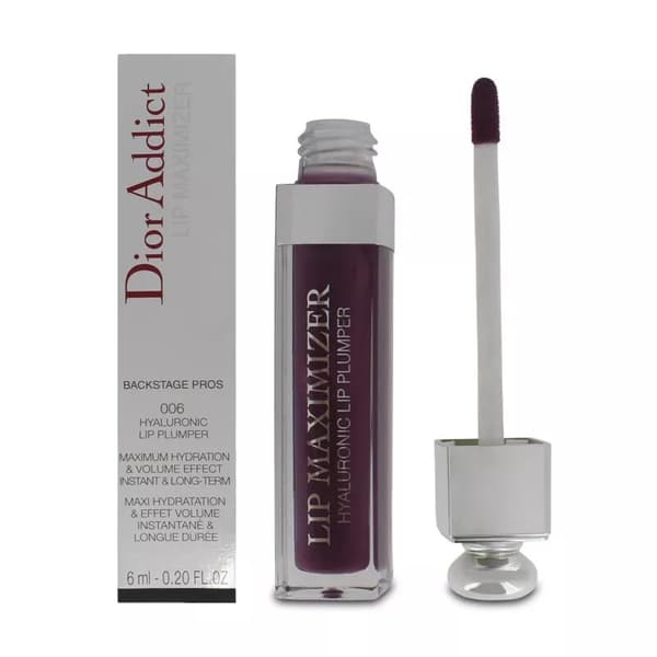 Dior Addict Lip Maximizer Hyaluronic Lip Plumper Hydrating Lip Gloss 006 Berry