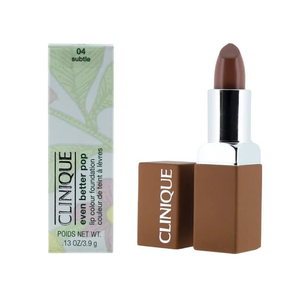 Clinique Pop Liptick Foundation Colour Brown 04 Subtle Flattering Natural Finish