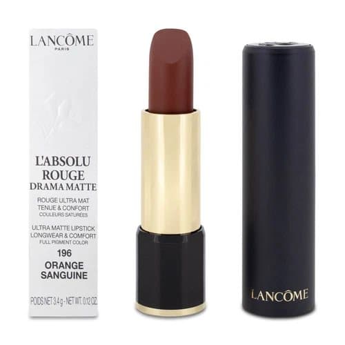 Lancome L’Absolu Rouge Drama Matte Lipstick 196 Orange Sanguine