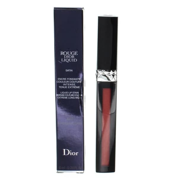 Dior Pink Lipstick Lip Stain Rouge Liquid 442 Impetuous Satin 6ml Long Wear