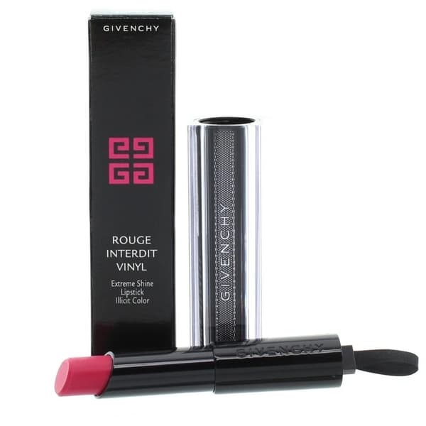 Givenchy Rouge Pink Lipstick Interdit Vinyl 07 Fuchsia Illicite