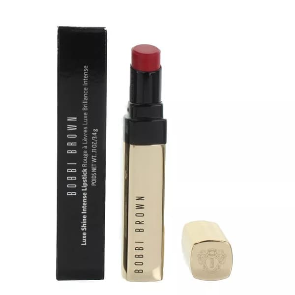 Bobbi Brown Red Lip Stick Luxe Shine Intense Lipstick Showstopper Gloss -