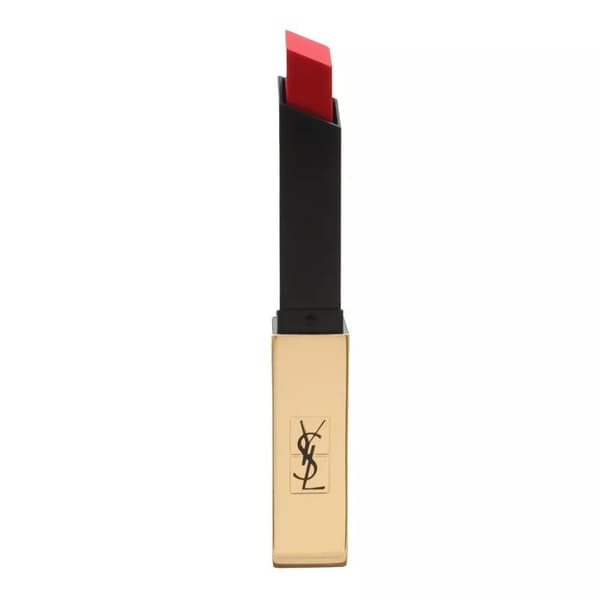 YSL Coral Red Lipstick The Slim 13 Original Coral Leather Matte Red Lip Stick