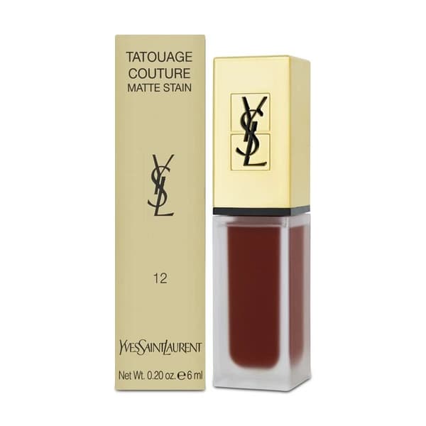 YSL Lipstick Tatouage Couture Yves Saint Laurent 12 Red Tribe Matte Lip Stain