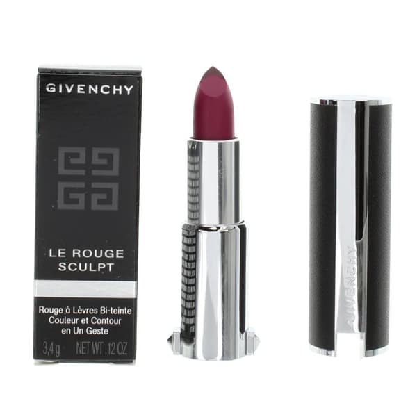 Givenchy Fuchsia Lipstick Le Rouge Sculpt Two-Tone 02 Sculpt’in Violine -