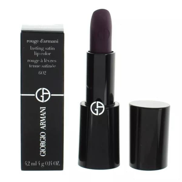 Giorgio Armani Lipstick Rouge D’Armani Plum Lasting Satin 602 Night Viper -