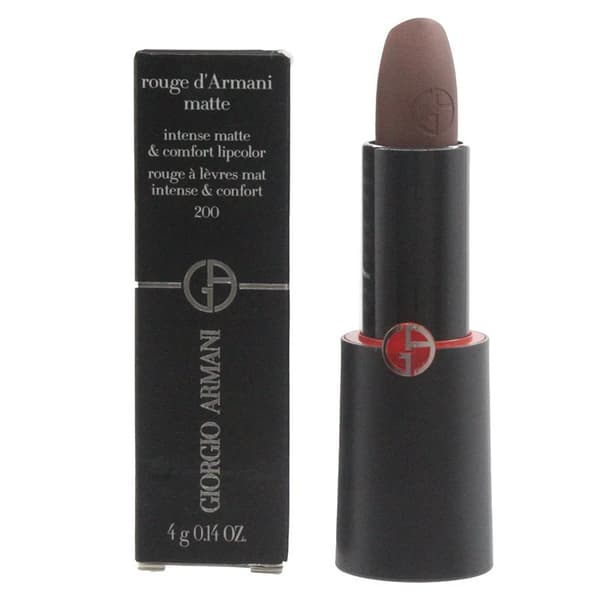 Giorgio Armani Brown Lipstick Rouge D’Armani Matte Lip Color 200 Diva Lip Stick