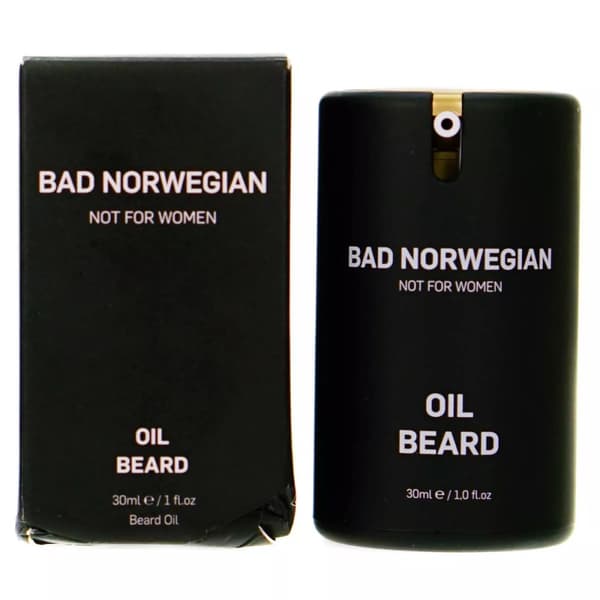 Bad Norwegian Beard Oil 30ml Beard Serum Beard Growth Hemp Oil Argan Oil