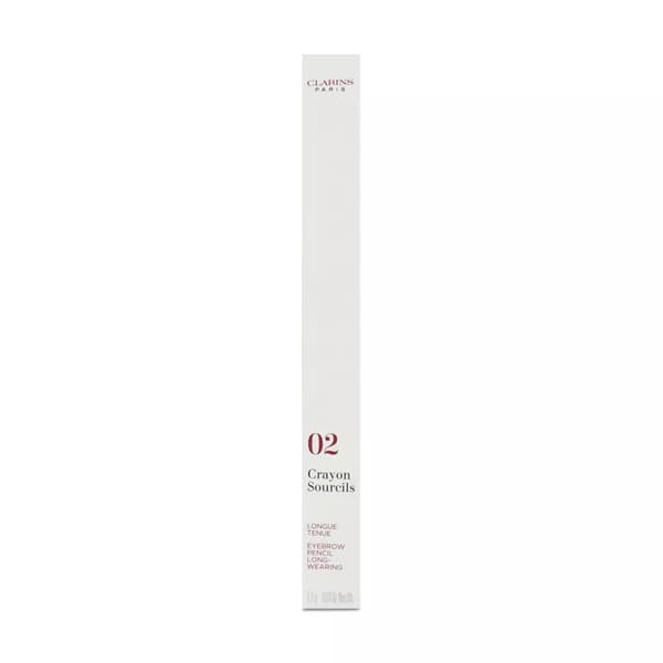 Clarins Eyebrow Pencil Crayon 02 Light Brown Sourcils Long Wearing