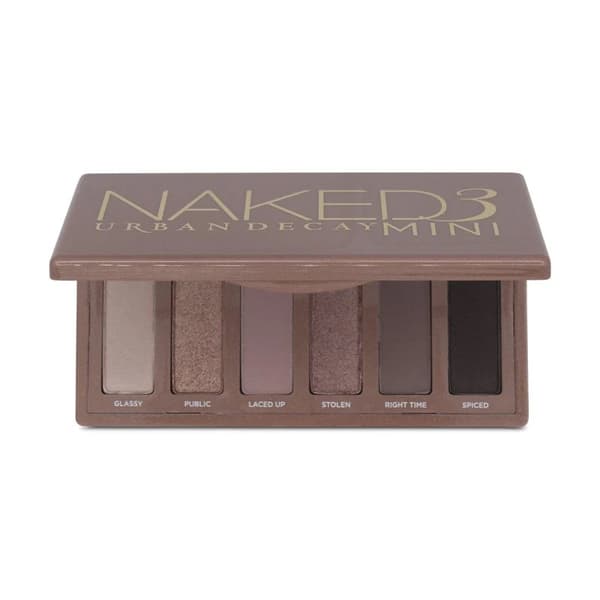 Urban Decay Eyeshadow Palette Mini Naked 3 Brown Copper Pink Shadow Vegan -