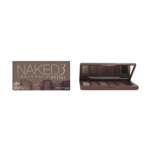 Urban Decay Eyeshadow Palette Mini Naked 3 Brown Copper Pink Shadow Vegan -