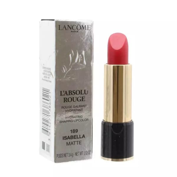 Lancome Red Lipstick L’Absolu Rouge Hydrating Lip Stick 189 Isabella Matte -