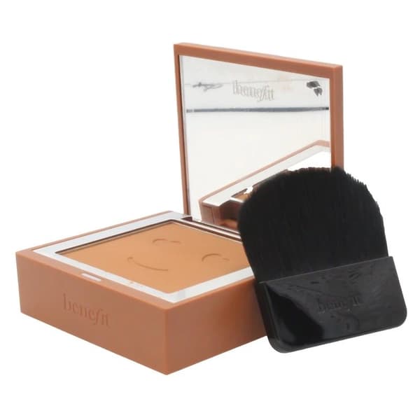 Benefit Foundation Hello Happy Velvet Powder Foundation 10 Dark Matte Powder