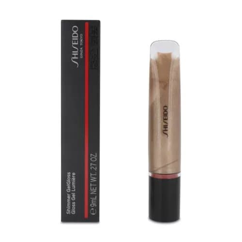 Shiseido Shimmer Gel Lip Gloss 12-Hour Hydrating Gloss Gel 03 Kurumi Beige