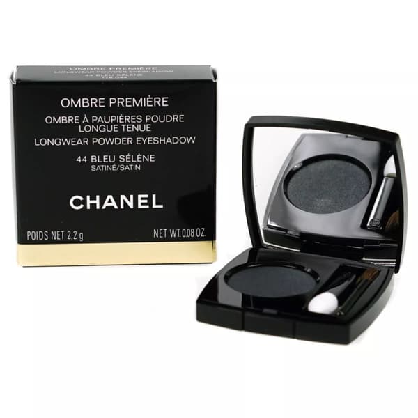 Chanel Grey Eyeshadow 44 Bleu Selene Ombre Premiere Satin Pressed Powder -