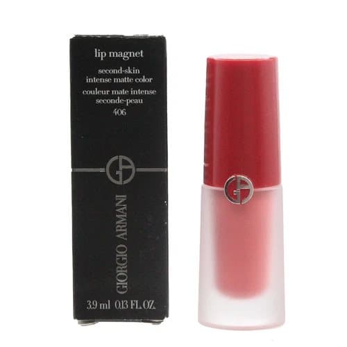 Giorgio Armani Pink Lipstick Lip Magnet Matte Color 406 Redwood Lip Stick Makeup