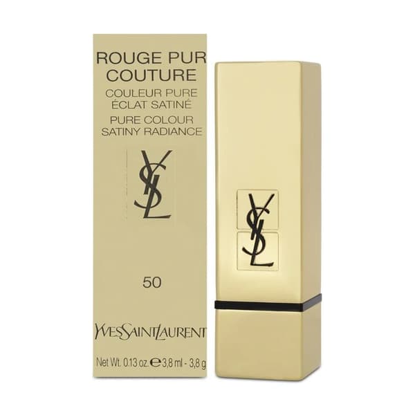 YSL Red Lipstick Rouge Pur Couture 50 Rouge Neon Stick Yves Saint Laurent -