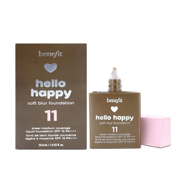Benefit Foundation Hello Happy Soft Blur Foundation 11 Neutral SPF15 30ml