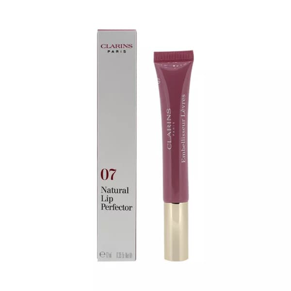 Clarins Pink Lipgloss Natural Lip Perfector Gloss 07 Toffee Pink Shimmer