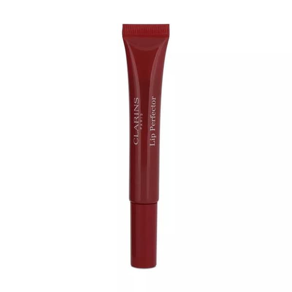 Clarins Lip Perfector 23 Pomegranate Glow Red Shea Butter Plumped Lips