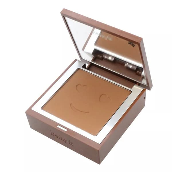 Benefit Dark Powder Foundation 12 Hello Happy Velvet Compact Powder Makeup