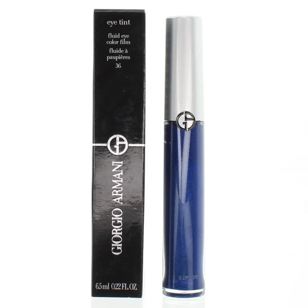 Giorgio Armani Blue Liquid Eyeshadow Eye Tint Fluid 36 Electric Blue Damaged Box