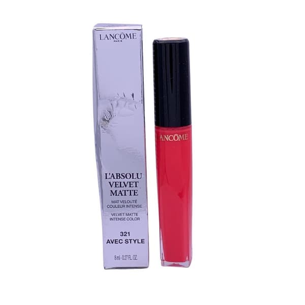Lancome Pink Lipstick L’Absolu Velvet Matte 321 Avec Style Lip Stick -