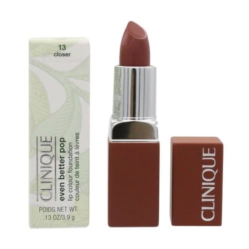 Clinique Lipstick Even Better Pop lip Colour Brown Lip Stick 13 Closer Sheer