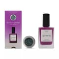 Miniatyrbild 1 av 3: Manucurist Pink Nail Polish + Turquoise Biodegredable Glitter Pot Nail Gift Set
