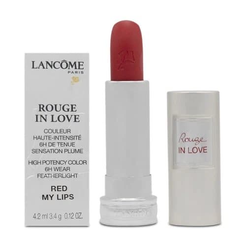 Lancome Rouge In Love Long Lasting 6hr Featherlight Lipstick 187m Red My Lips