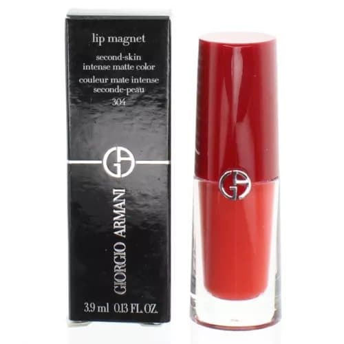 Giorgio Armani Red Liquid Lipstick Lip Magnet Matte Colour 304 Scarlet