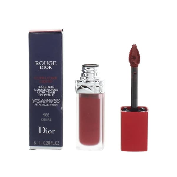 Dior Red Lipstick Rouge Ultra Care Liquid 966 Desire Matte Lip Stick -