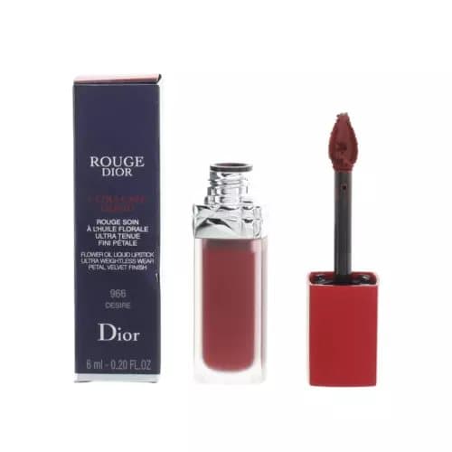 Dior Red Lipstick Rouge Ultra Care Liquid 966 Desire Matte Lip Stick -