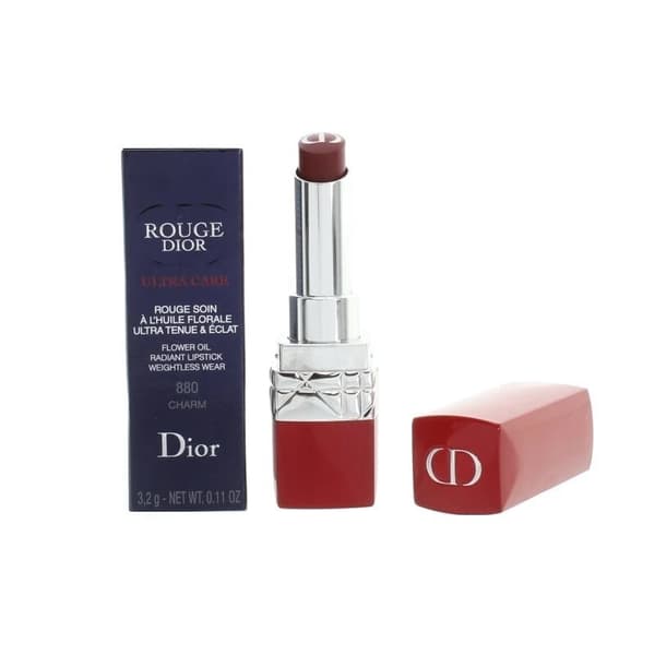 Dior Red Lipstick Rouge Ultra Care Lipstick 880 Charm Hydrating Lip Stick -