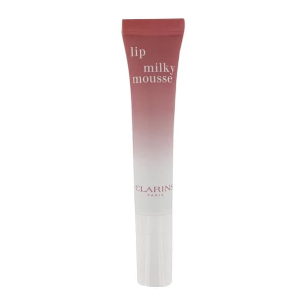 Clarins Lip Milky Mousse Cream Colour 02 MIlky Peach Velvet Finish Satin Gloss