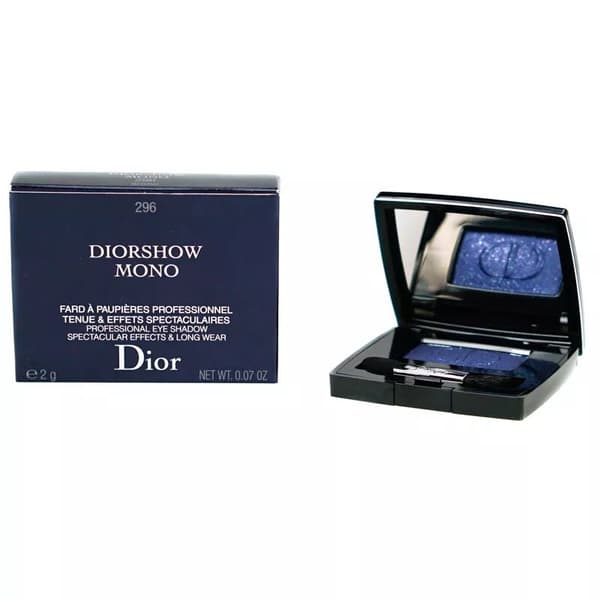 Dior Eyeshadow Diorshow Mono 296 Show Matte Metallic Blue Eye Shadow